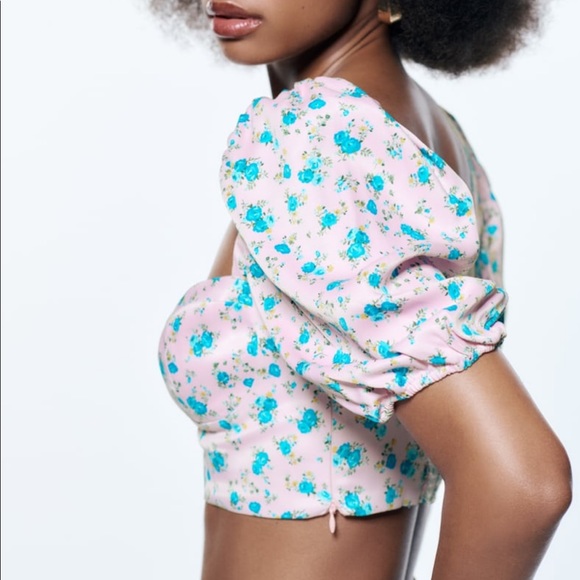 Coord SET floral crop & skirt set - Picture 6 of 13